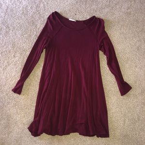 Red Long Sleeve Dress